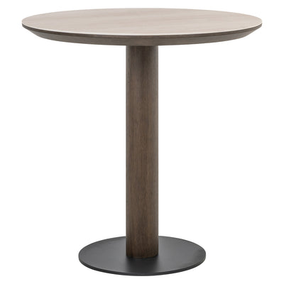 Richmond Interiors Runder Travertin Bistrotisch Ritz Braun | Ø 75 cm