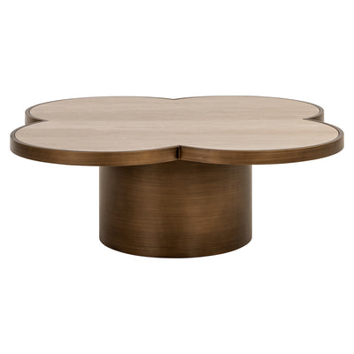 Richmond Interiors Couchtisch Clover Kleeblatt | beige