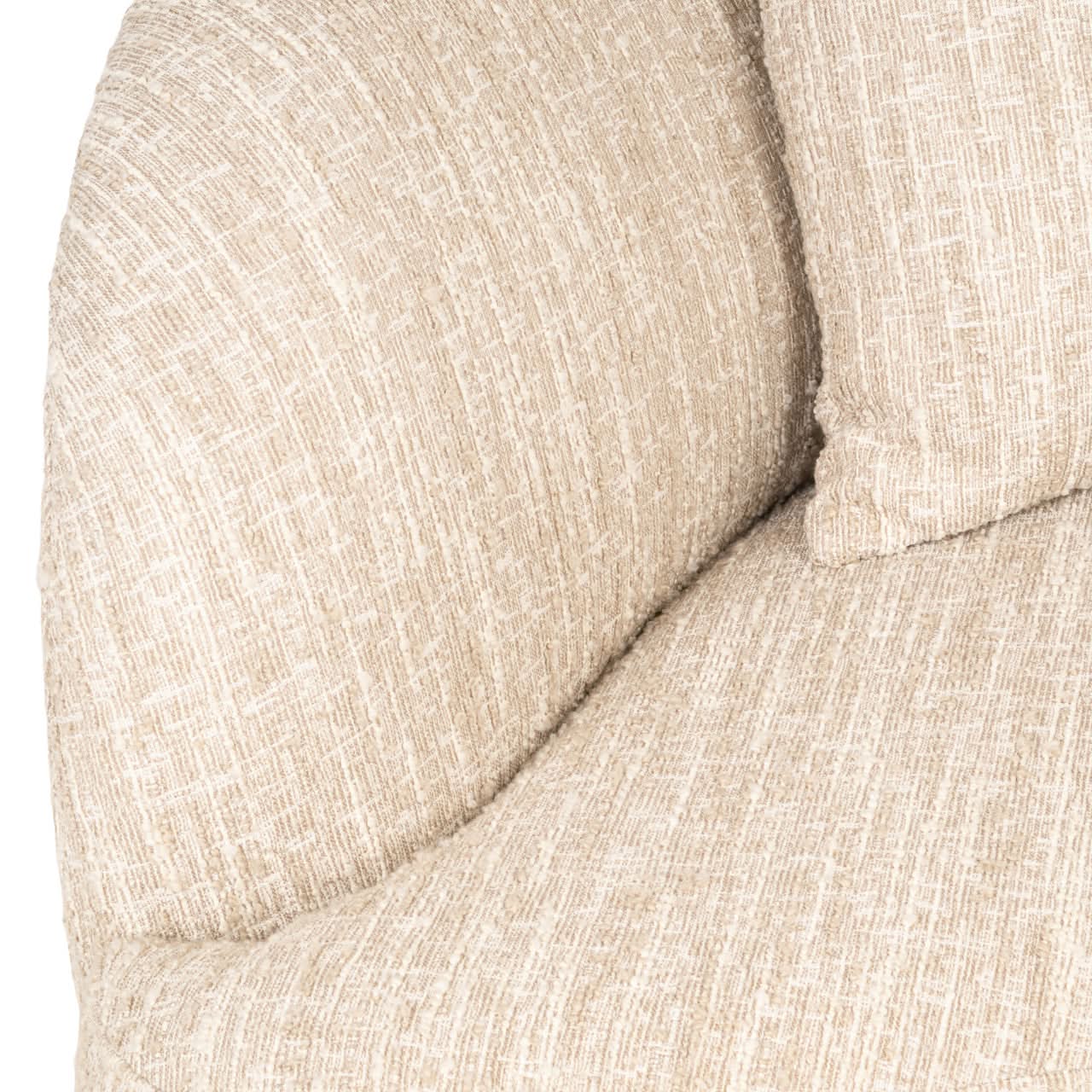 Richmond Interiors geschwungenes Ecksofa Pandora mit Lounge Rechts | Beige