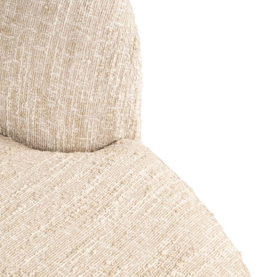 Richmond Interiors geschwungenes Ecksofa Pandora mit Lounge Rechts | Beige