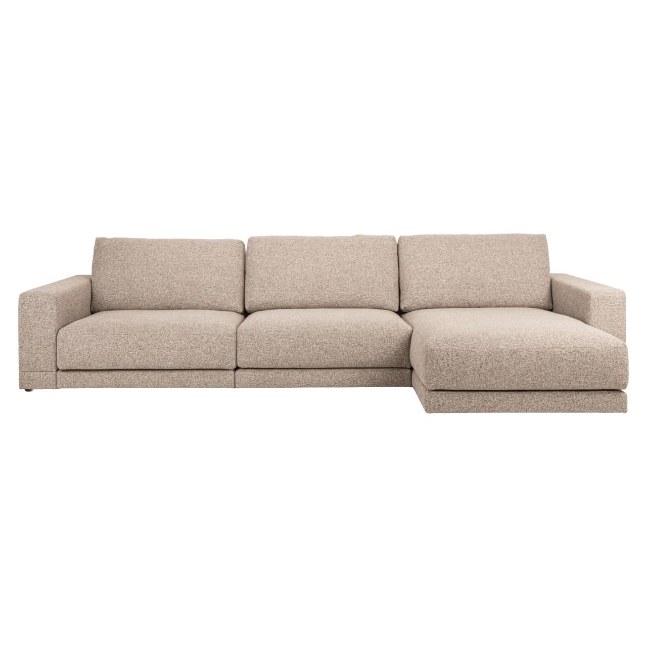 Richmond Interiors Ecksofa Trentino 3,5-Sitzer mit beidseitiger Lounge | Beige