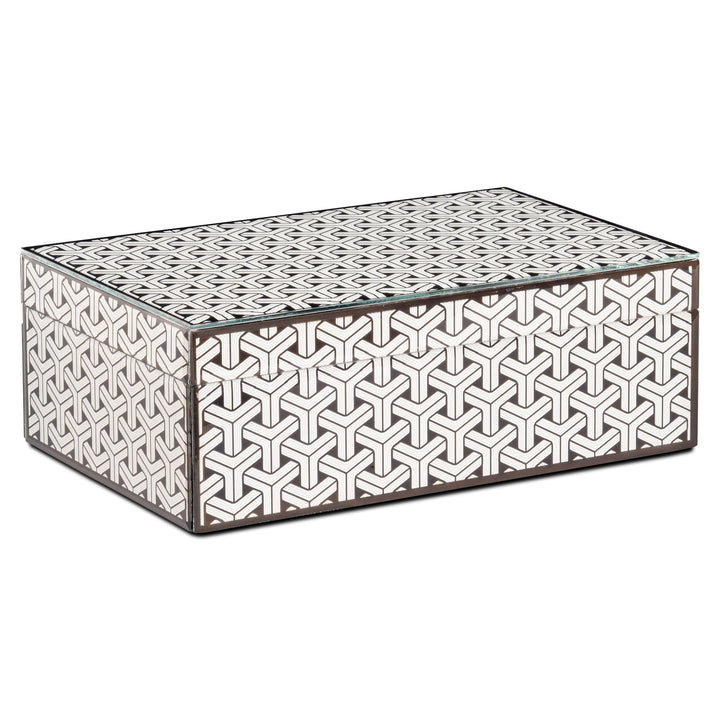 Storage box Feliz black/white large