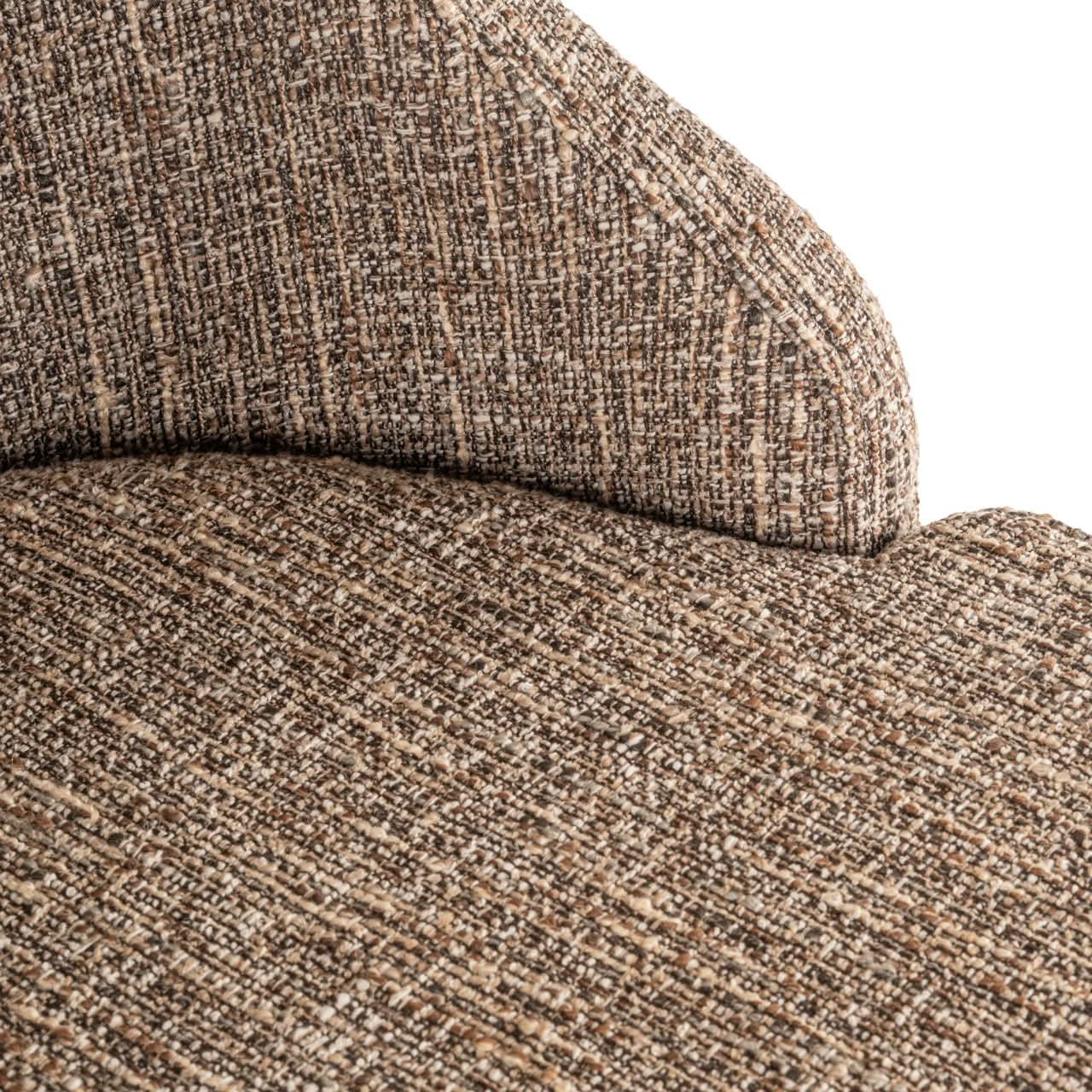 Richmond Interiors 2er Set Tweed-Barhocker Bolton | Braun-Beige