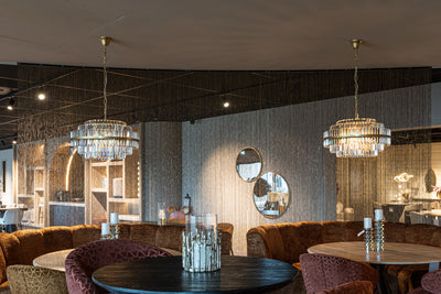 Richmond Interiors Deko-Objekt Curtain Vorhang aus Ketten Gold | H 353 cm