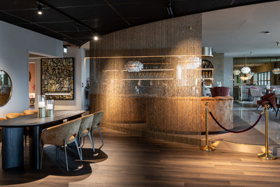 Richmond Interiors Deko-Objekt Curtain Vorhang aus Ketten Gold | H 353 cm