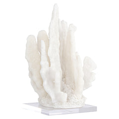 Richmond Interiors Decorative Object Sculpture Coral Lilly | White