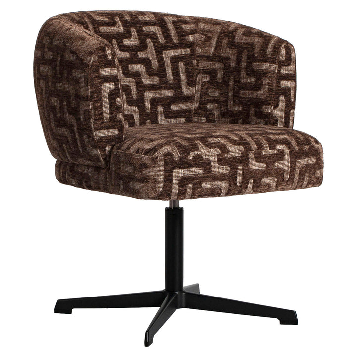 Richmond Interiors Dreh-Esszimmerstuhl Dinan | Braun