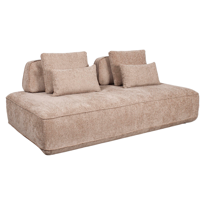 Richmond Interiors Sofa Tudor 2,5-Sitzer mit abnehmbarer Rückenlehne | Mocca