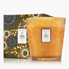 Voluspa 3 Wick Hearth Scented Candle Baltic Amber | 1.077 g