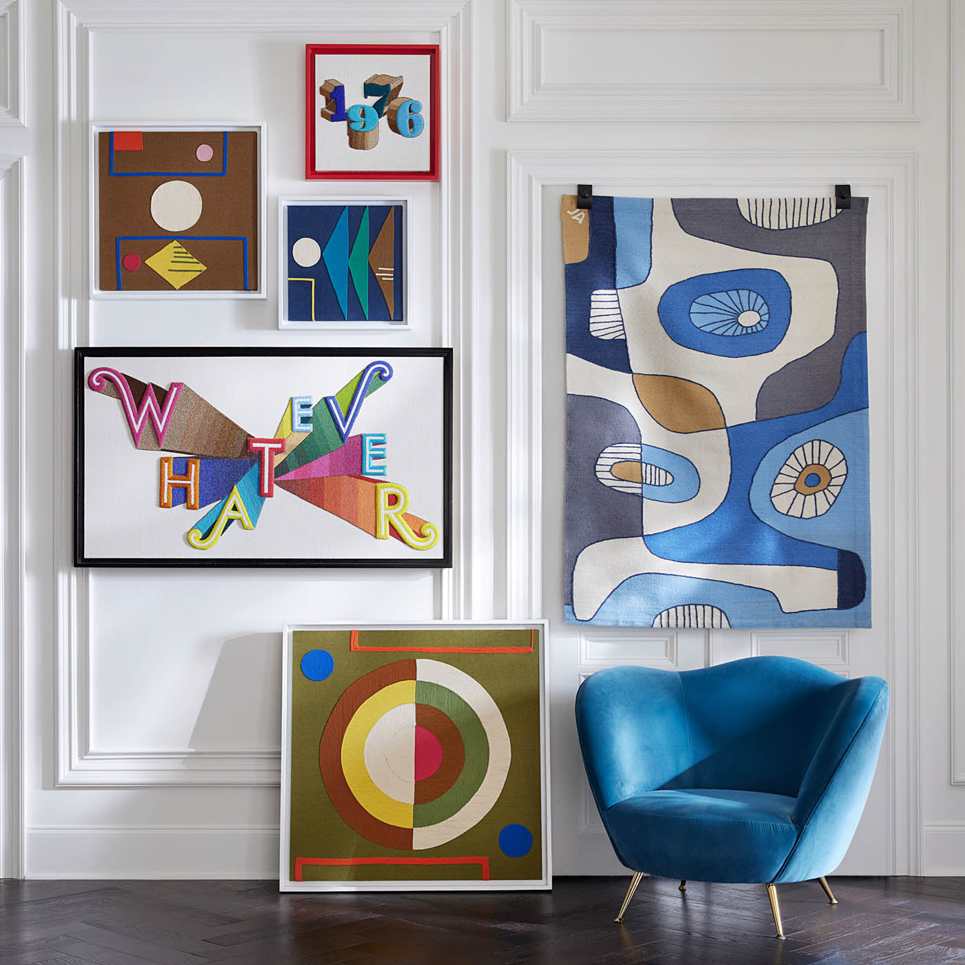 Jonathan Adler Wandbild Whatever Beaded Wall Art