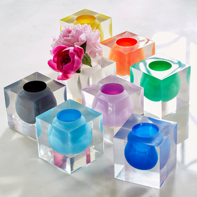 Jonathan Adler Vase Bel Air Mini Scoop | Cobalt