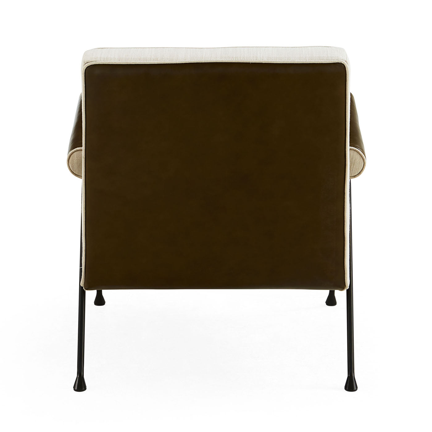 Jonathan Adler Leder Lounge-Sessel Belmondo | Olivgrün