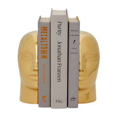 Jonathan Adler Messing Buchstützen Atlas | 2-teilig