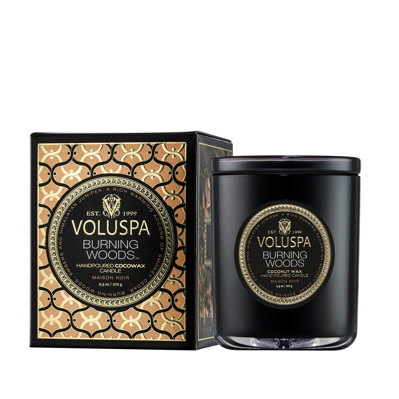 Voluspa Duftkerze Burning Woods | Classic Candle