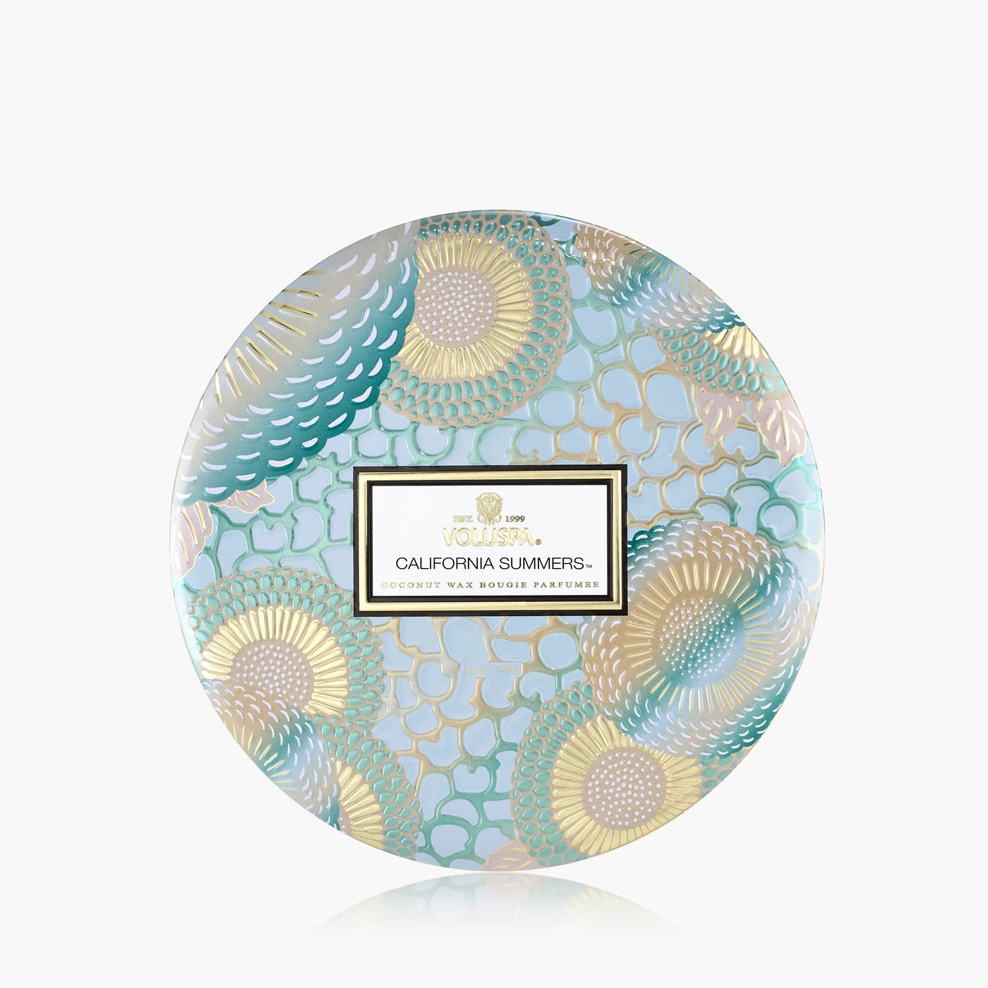 Voluspa 3-Docht Duftkerze California Summers | Dose mit Deckel