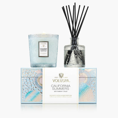 Voluspa Geschenkset California Summers | Duftkerze & Raumduft