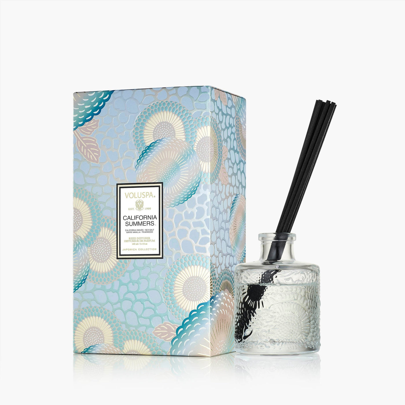 Voluspa Raumduft California Summers | Diffuser mit Duftstäbchen