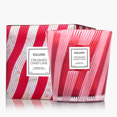 Voluspa 3-Docht Duftkerze Crushed Candy Cane | 1.077 g
