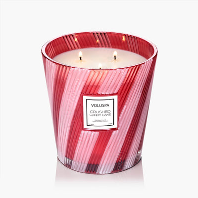 Voluspa 3-Docht Duftkerze Crushed Candy Cane | 1.077 g