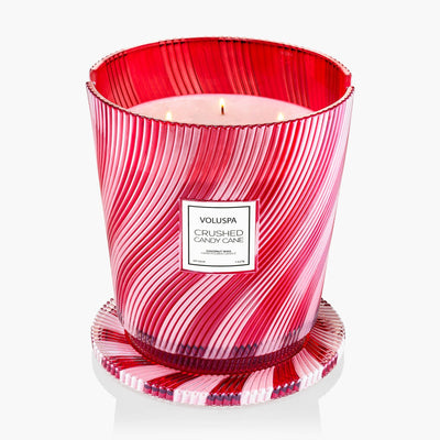 Voluspa 5-Docht Duftkerze Crushed Candy Cane Limited Holiday Edition | 3,5 kg