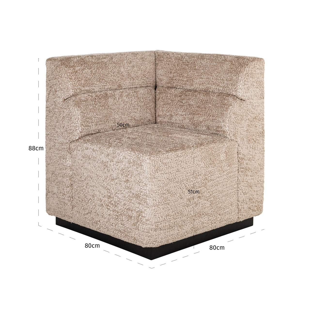 Richmond Interiors Eckmodul Sitzbank Delia | customizable