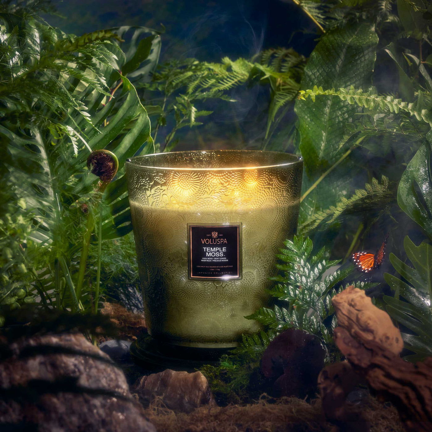 Voluspa 5-Docht Duftkerze Temple Moss