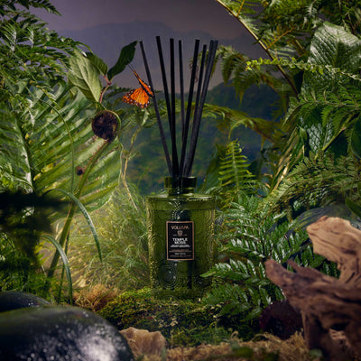 Voluspa Raumduft Temple Moss | Luxe Diffuser mit Duftstäbchen