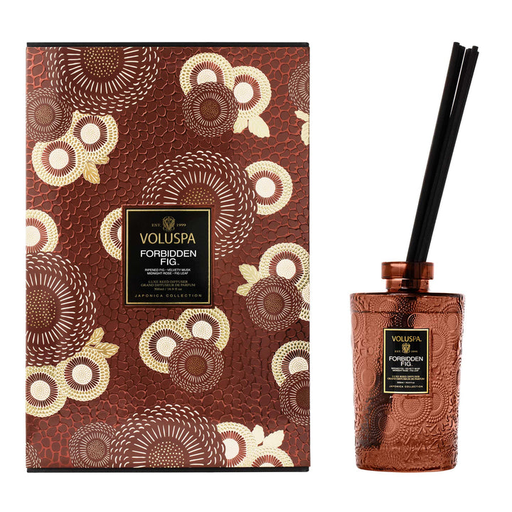 Voluspa Raumduft Forbidden Fig | Luxe Diffuser mit Duftstäbchen