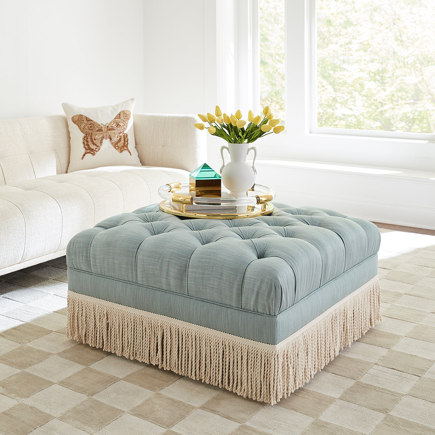 Jonathan Adler rundes Servier- und Dekotablett Jacques Tray