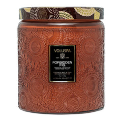 Voluspa Bougie parfumée 2 mèches Forbidden Fig Luxe Jar | 1,25 kg