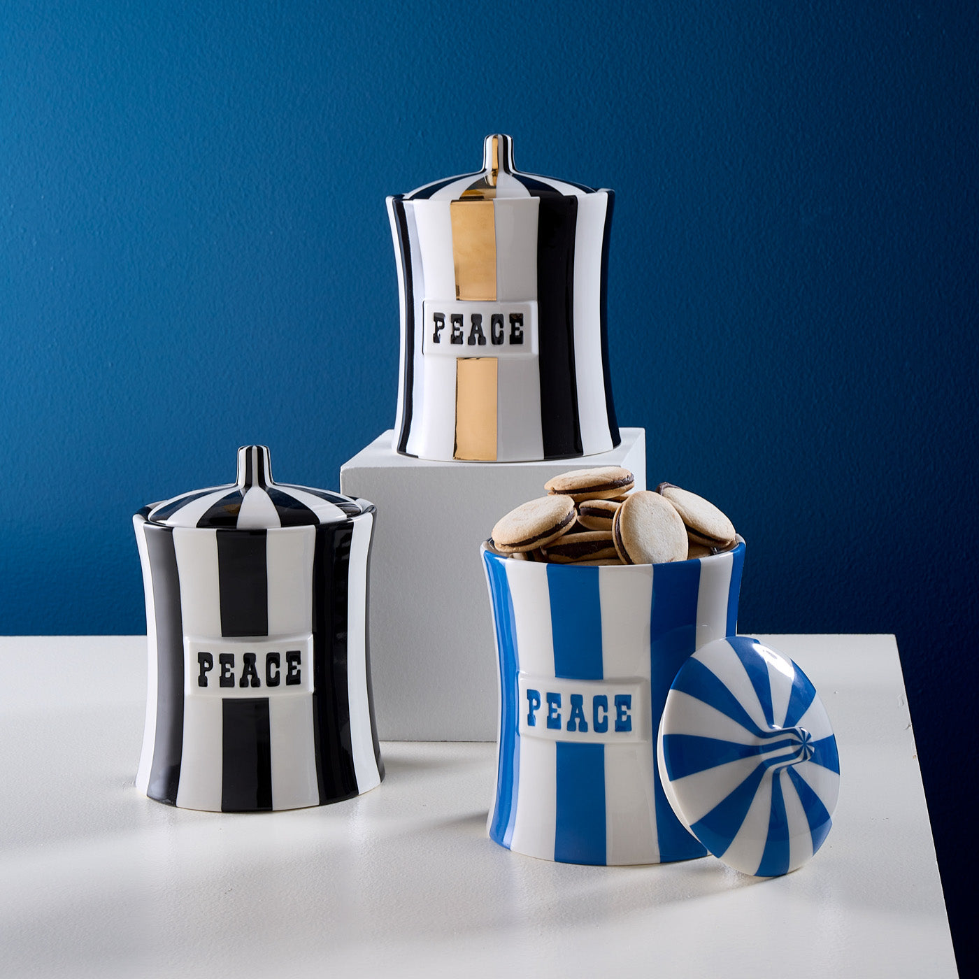Jonathan Adler Vorratsdose Vice Canister Gilded Peace
