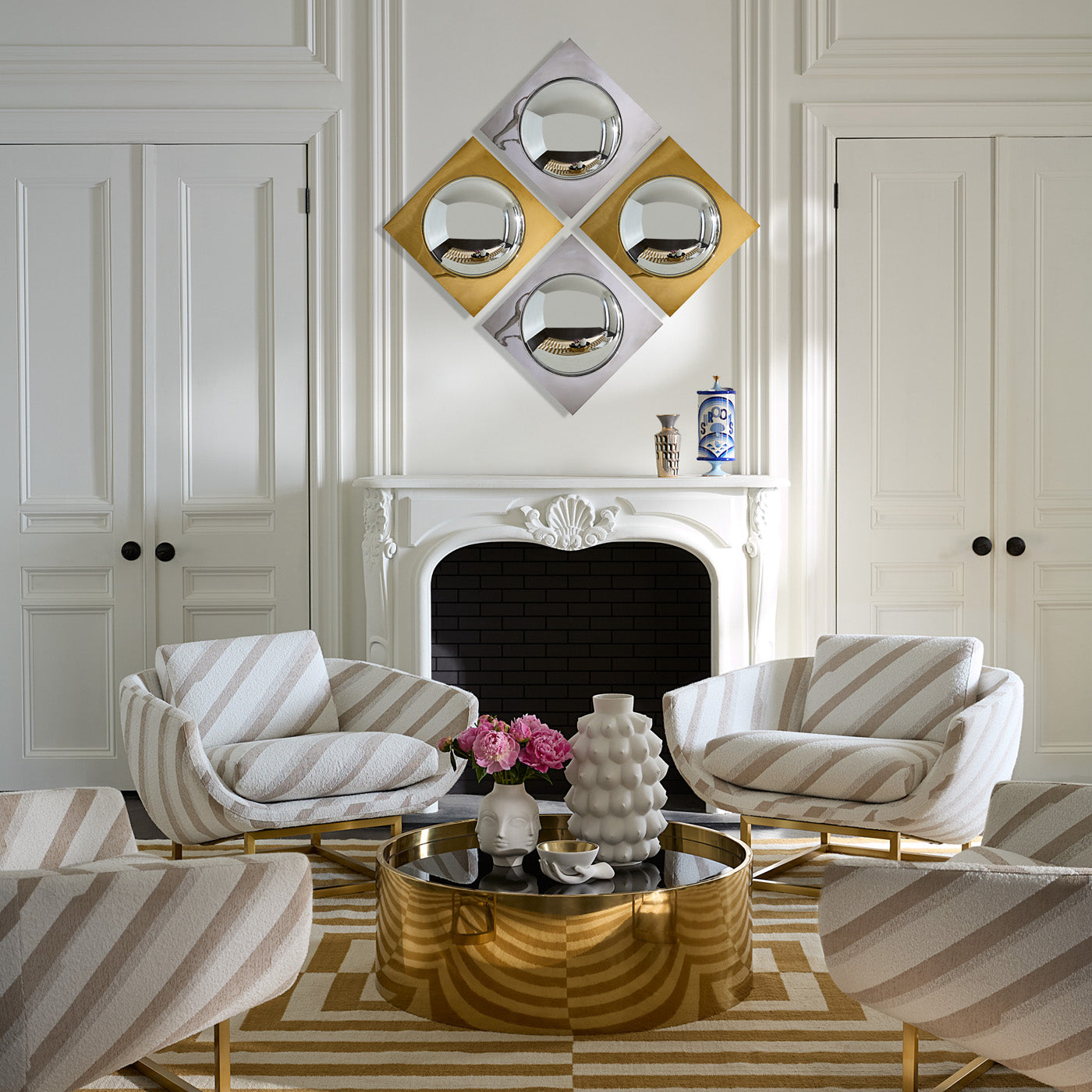 Jonathan Adler Teppich Canaan Flatweave | Camel