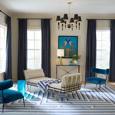 Jonathan Adler Teppich Labyrinth Flatweave | Natural