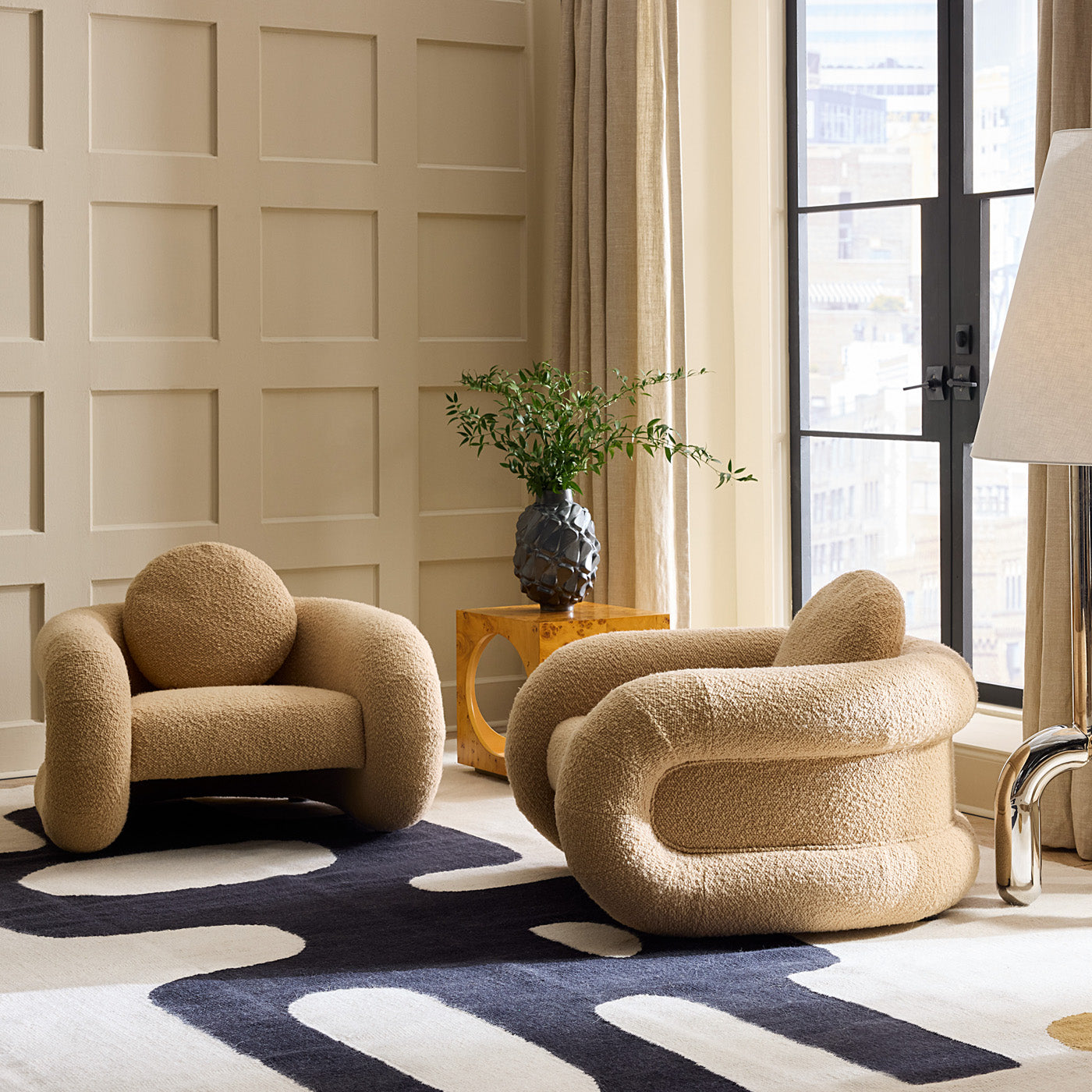 Jonathan Adler Teppich Reform Flatweave | Natural