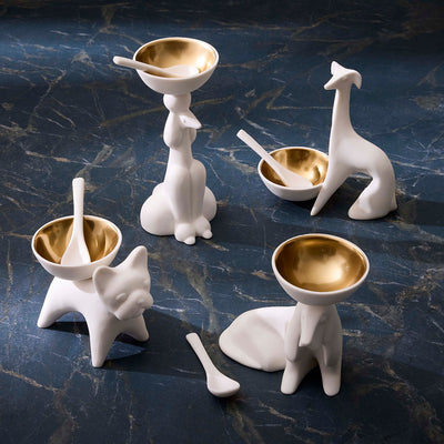 Jonathan Adler Salz- & Pfeffer Schälchen French Bulldog