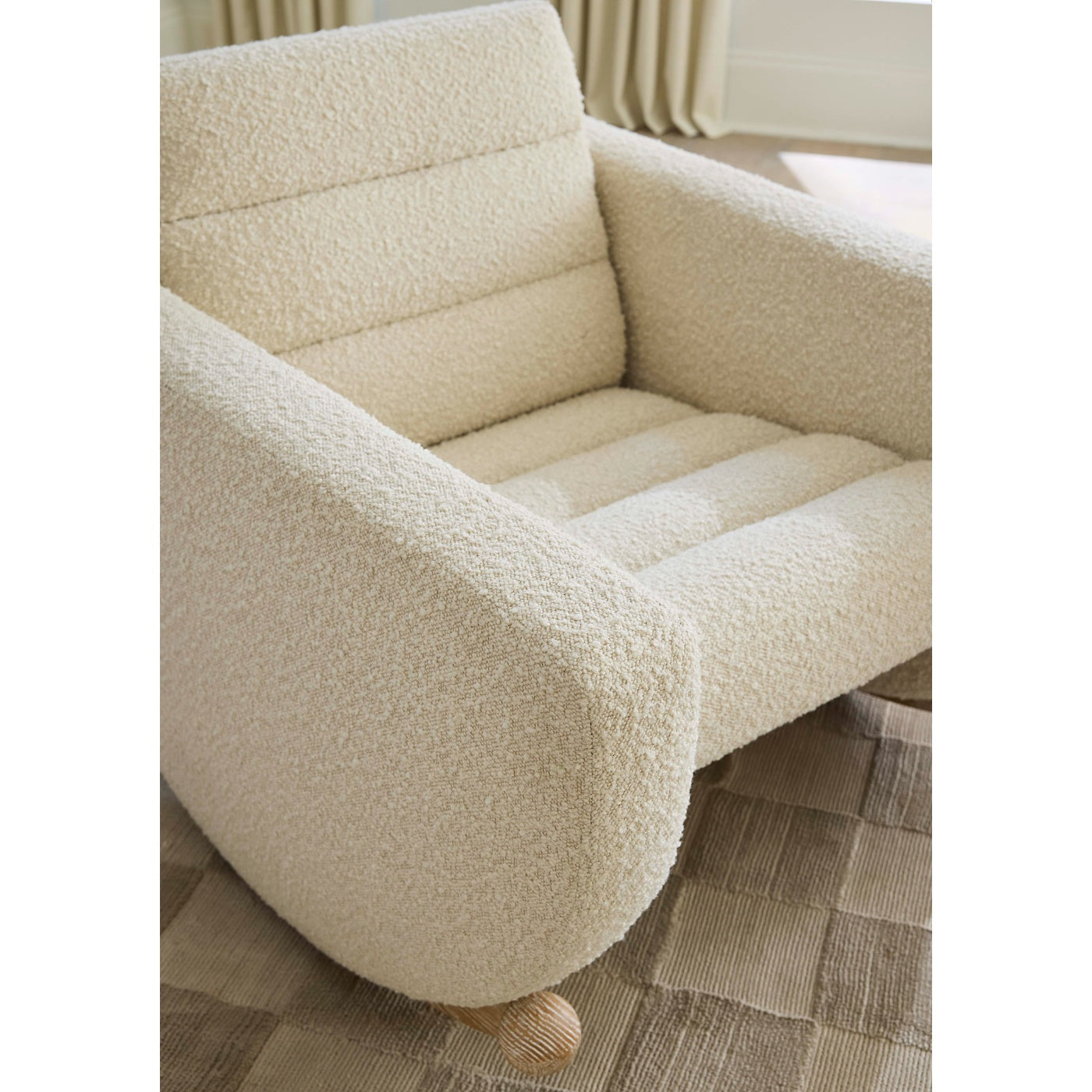 Jonathan Adler Lounge Sessel Schaukelstuhl Luna | Olympus Oatmeal