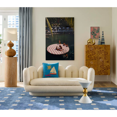 Jonathan Adler Apartment Sofa Serpentine | Olympus Ivory