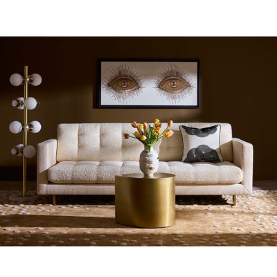 Jonathan Adler Bouclé-Leinen Sofa Ford | Ivory