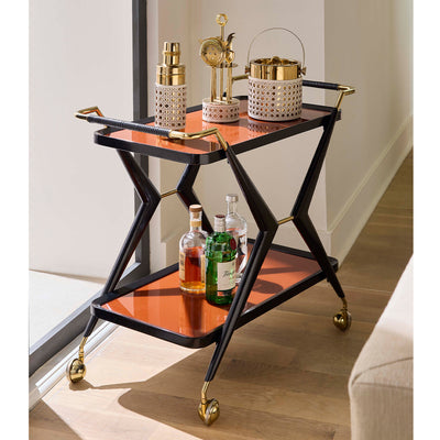 Jonathan Adler Barware & Cocktail-Set Basketweave