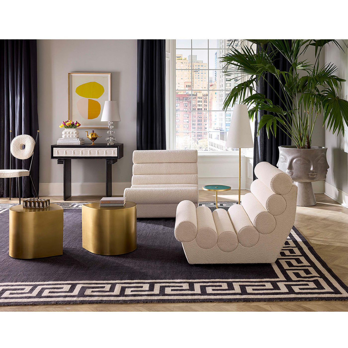 Jonathan Adler Lounge-Sessel & Slipper Chair Futura