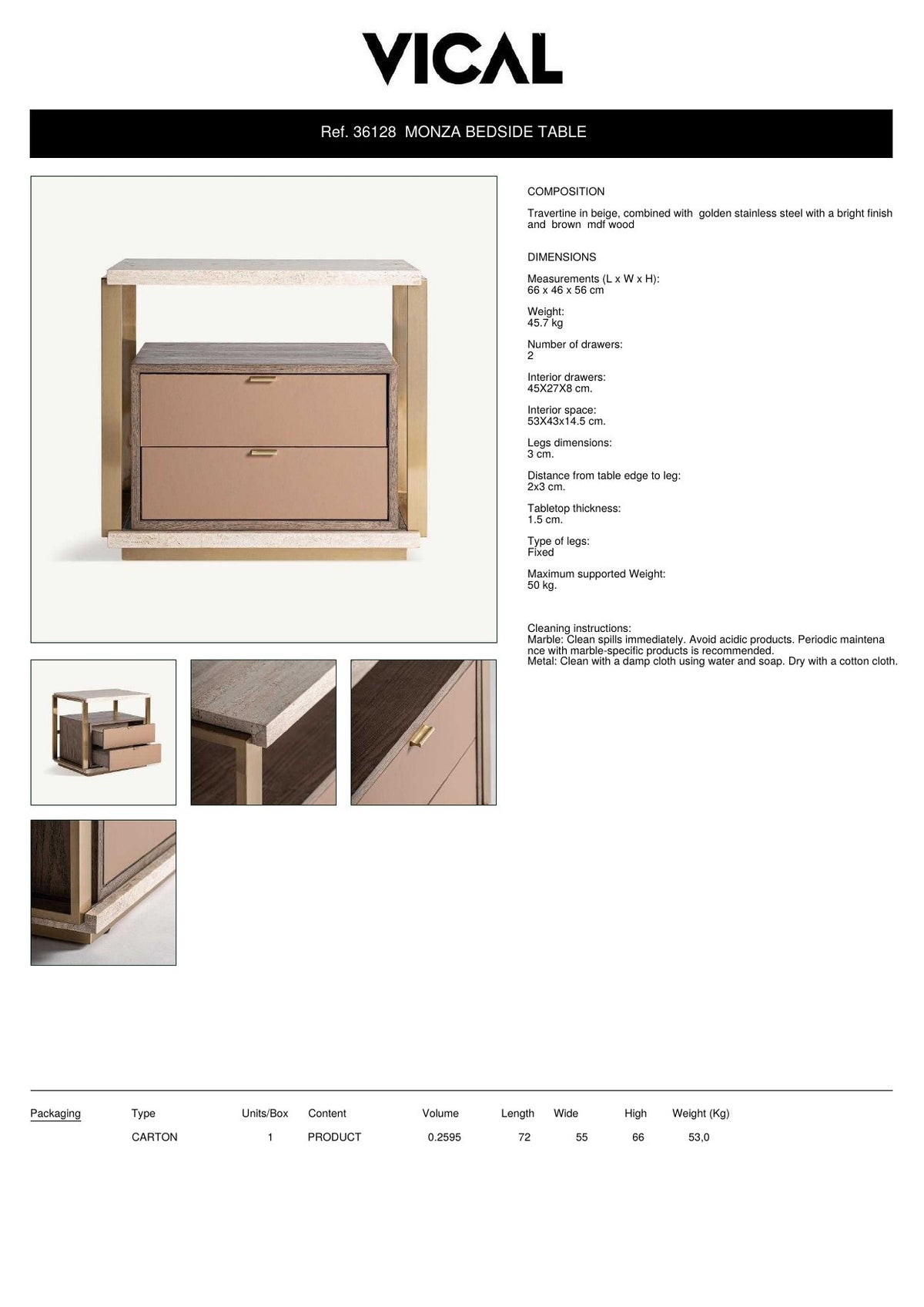 Factsheet Vical 36128 Monza