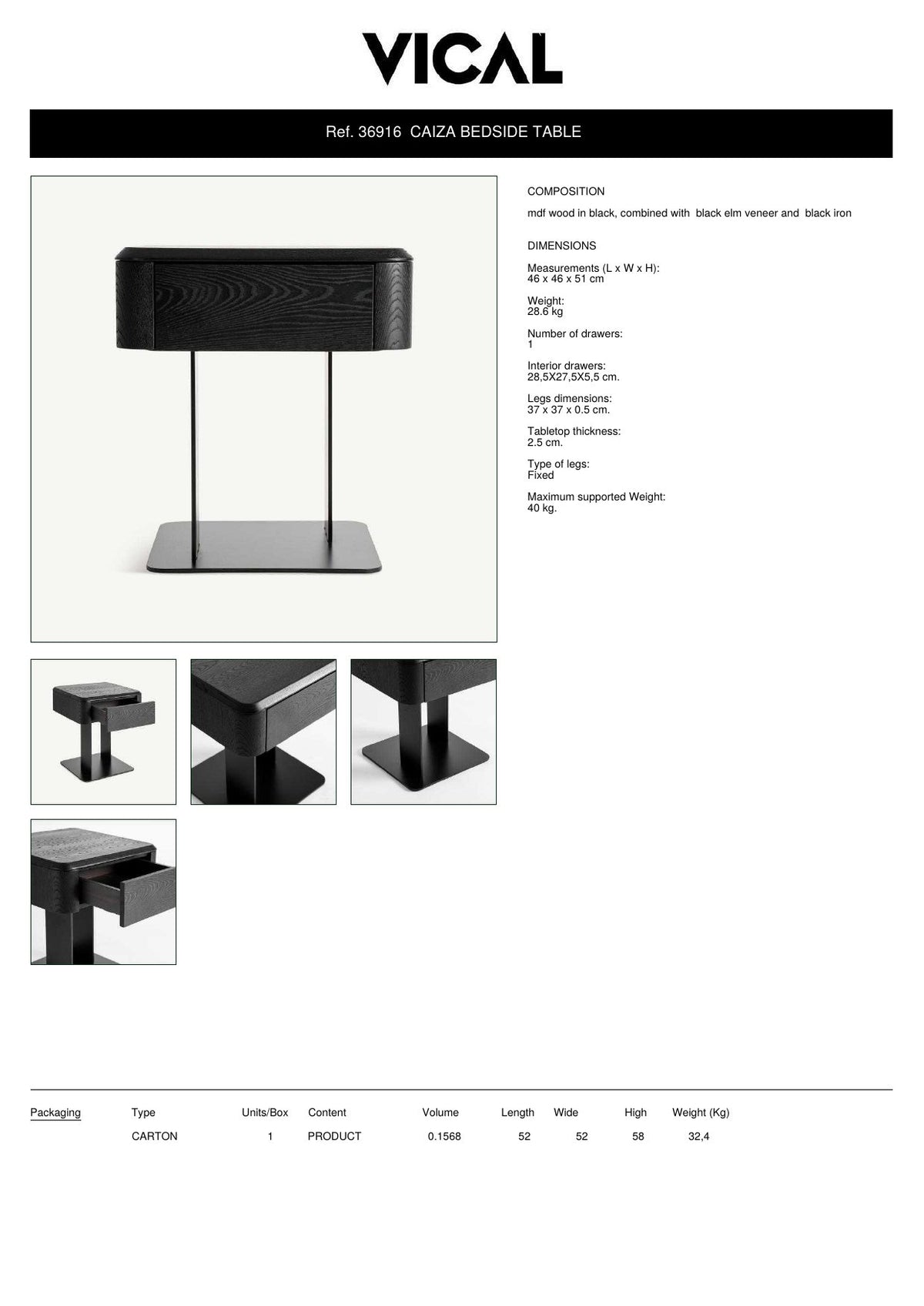 Factsheet Vical 36916 Caiza
