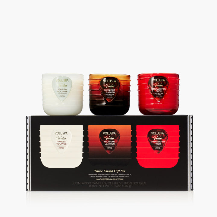 Voluspa Duftkerzen Geschenkset Fender Collection