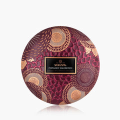 Voluspa 3-Docht Duftkerze Foraged Wildberry | Dose mit Deckel