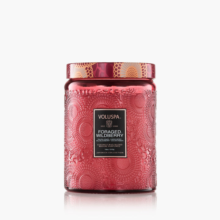 Voluspa Scented Candle Foraged Wildberry | Large Jar