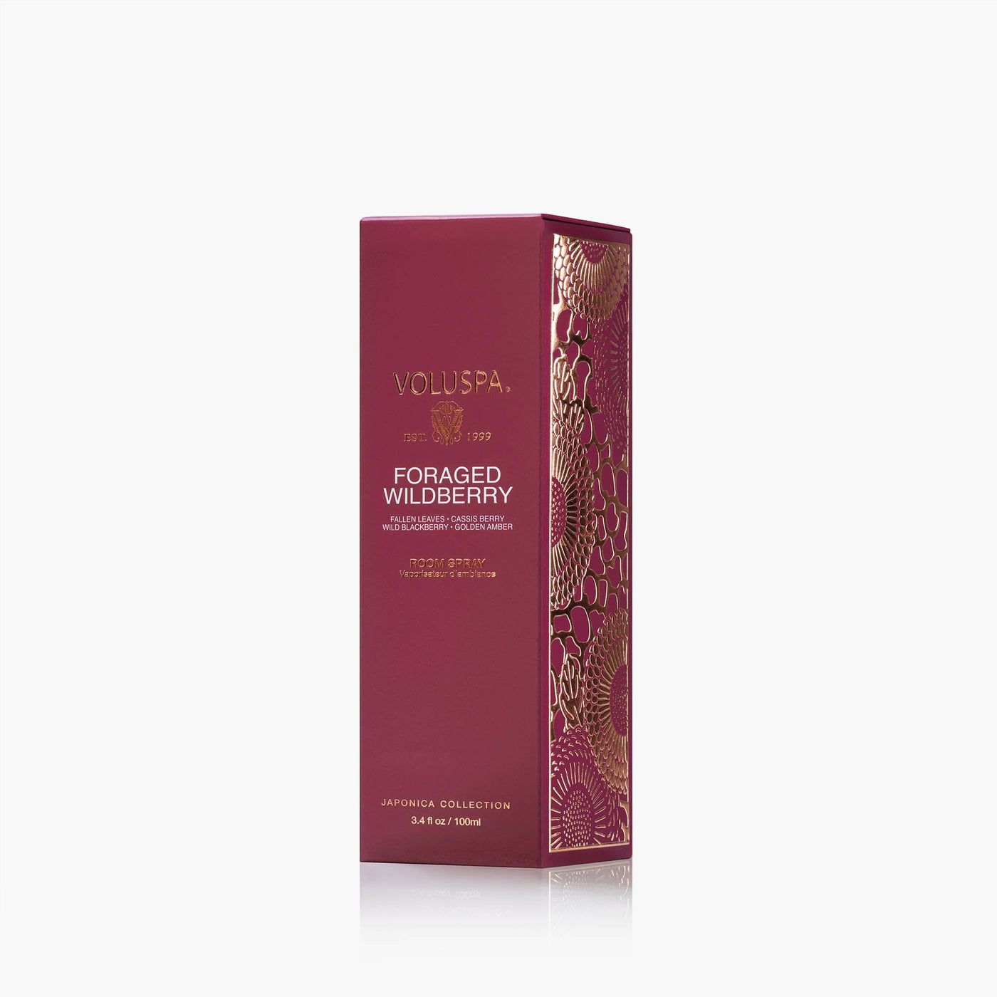 Voluspa Raumspray Foraged Wildberry im edlen Glasflakon