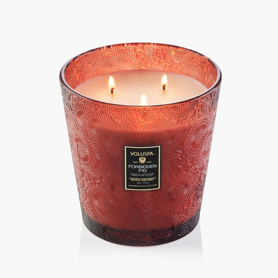 Voluspa 3-Docht Duftkerze Forbidden Fig | 1.077 g