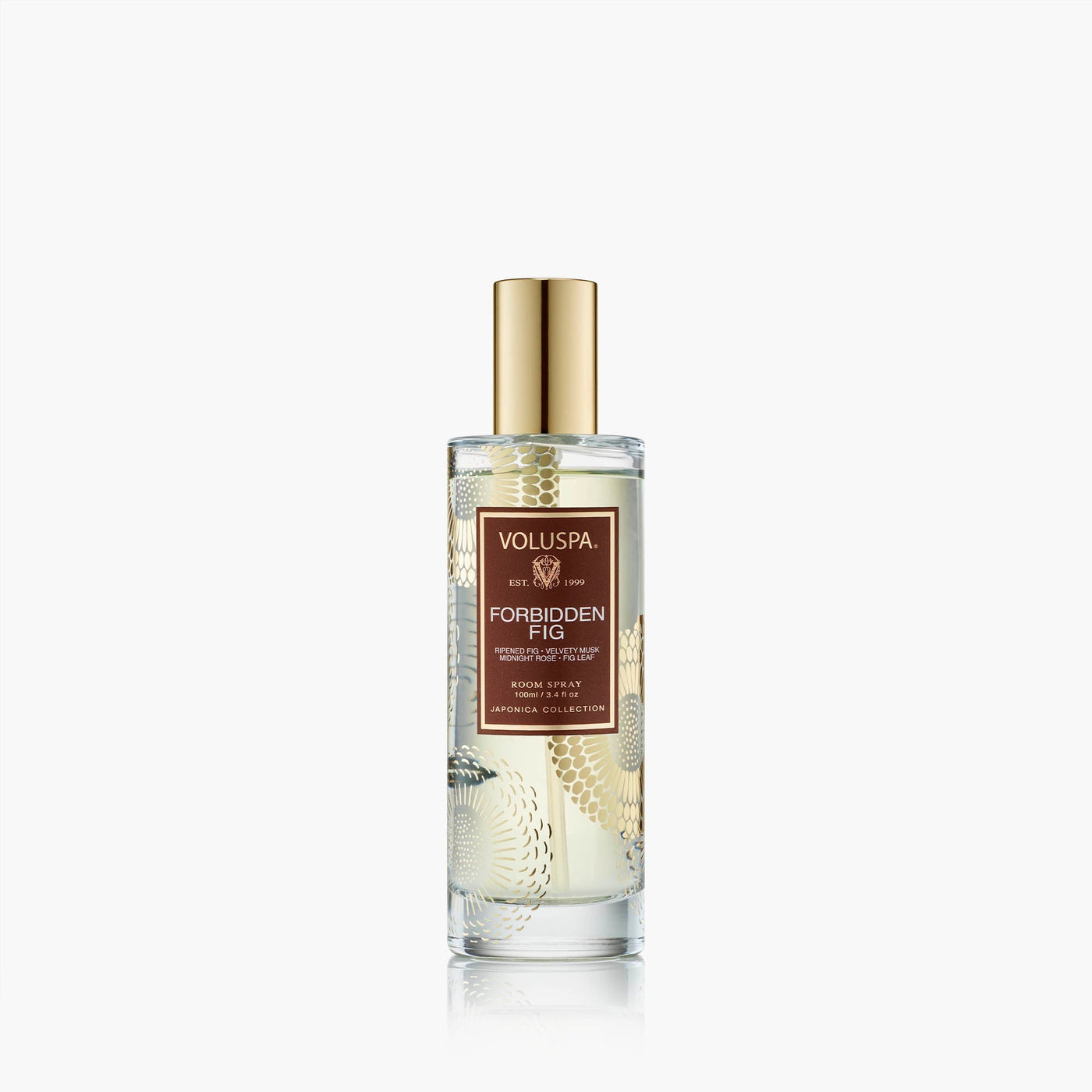 Voluspa Raumspray Forbidden Fig im edlen Glasflakon