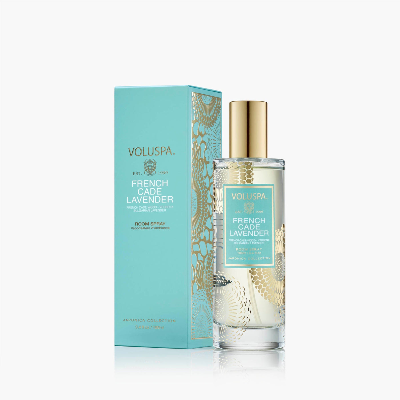 Voluspa Raumspray French Cade Lavender im edlen Glasflakon