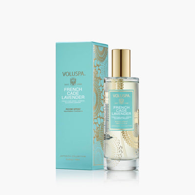 Voluspa Raumspray French Cade Lavender im edlen Glasflakon
